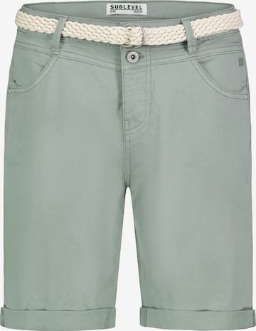 Sublevel Regular Broek in Groen: voorkant