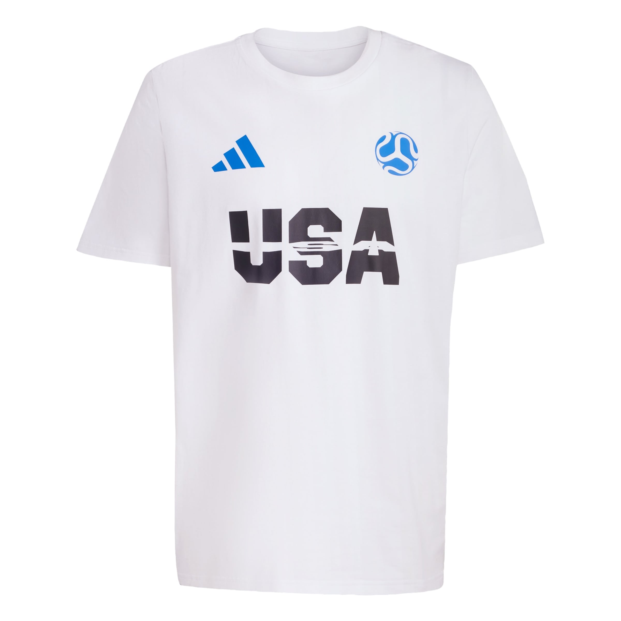 ADIDAS PERFORMANCE - Camiseta funcional 'USA' en blanco: frente
