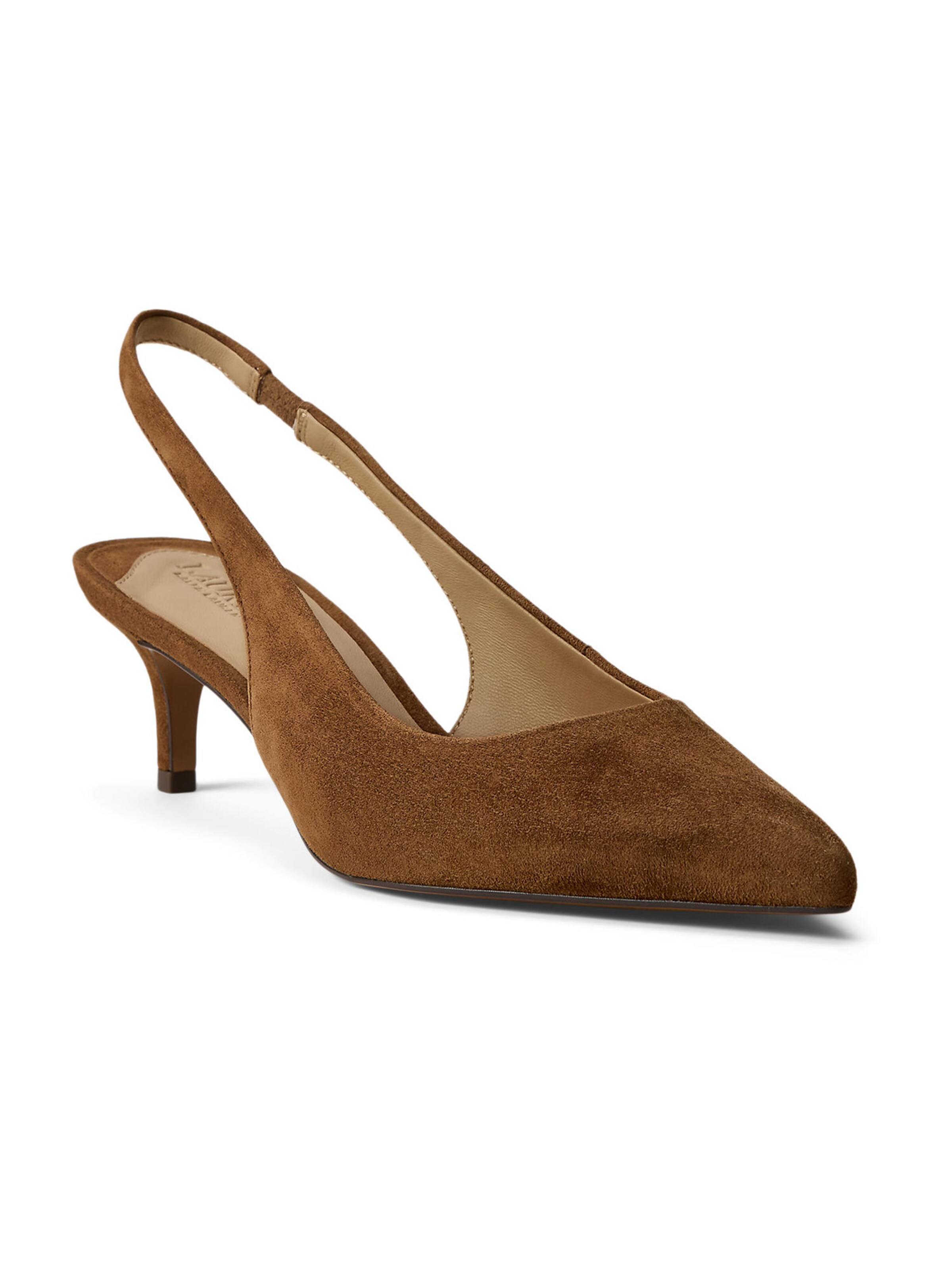 Lauren Ralph Lauren Γόβες slingback 'LOLAH II' σε καφέ: μπροστά