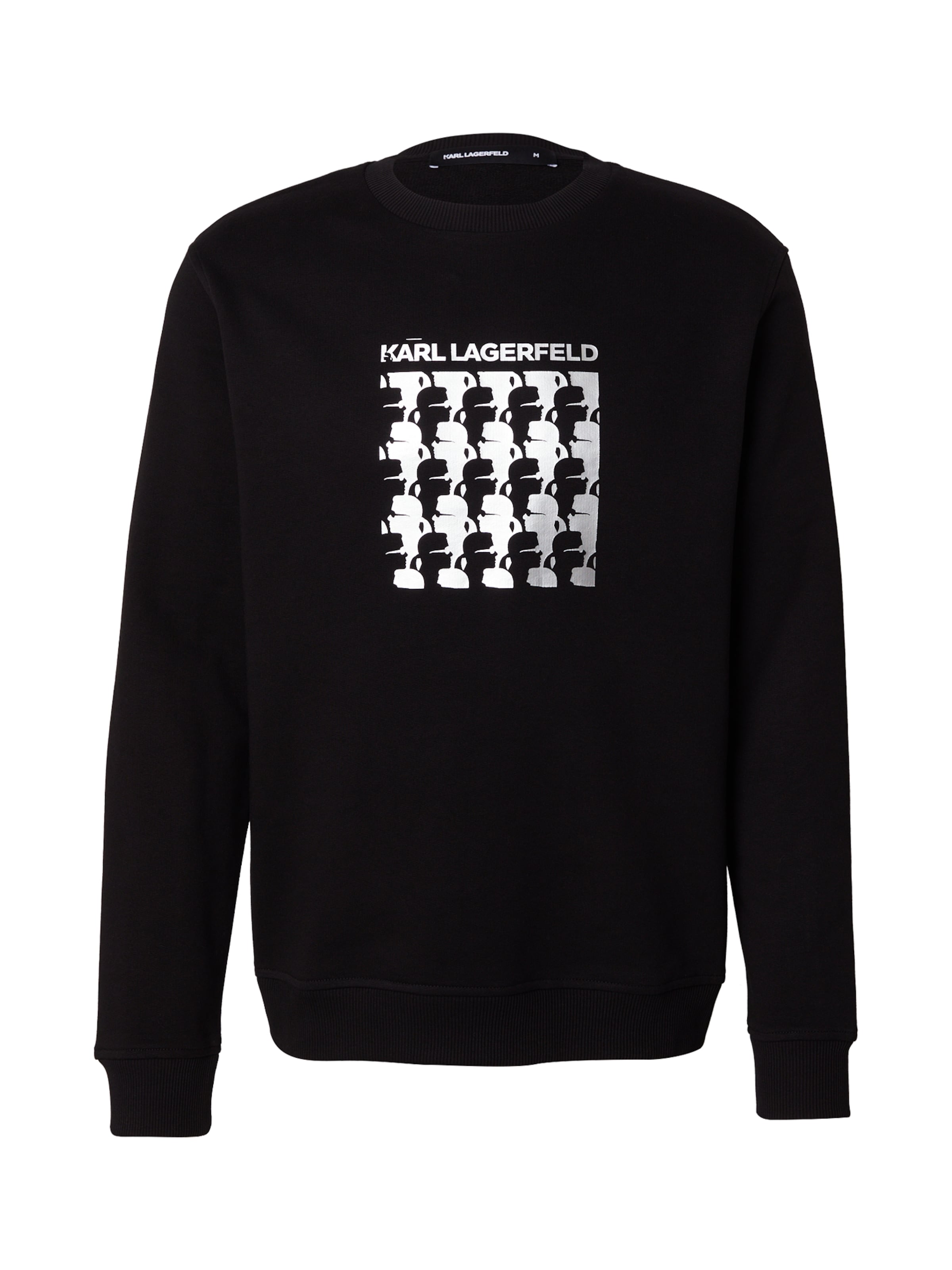 Karl Lagerfeld - Sudadera en negro: frente