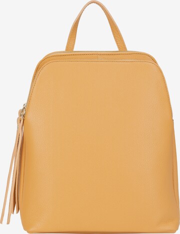 Usha Backpack in Orange: front