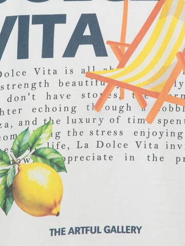 T-Shirt 'KLDolce Vita' Key Largo en blanc