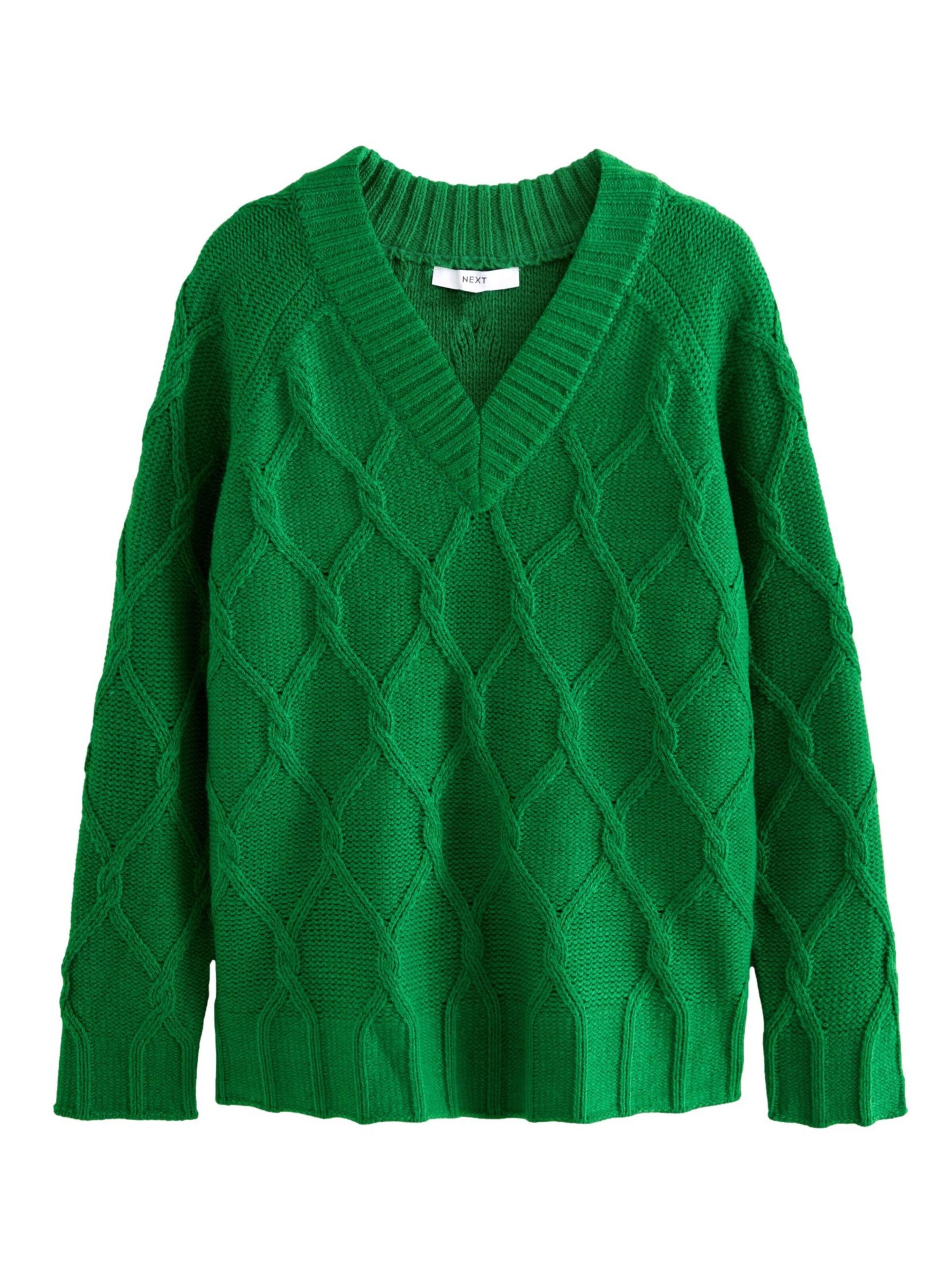 Next Sweater in Green: front