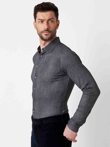 Coupe slim Chemise DESOTO en bleu