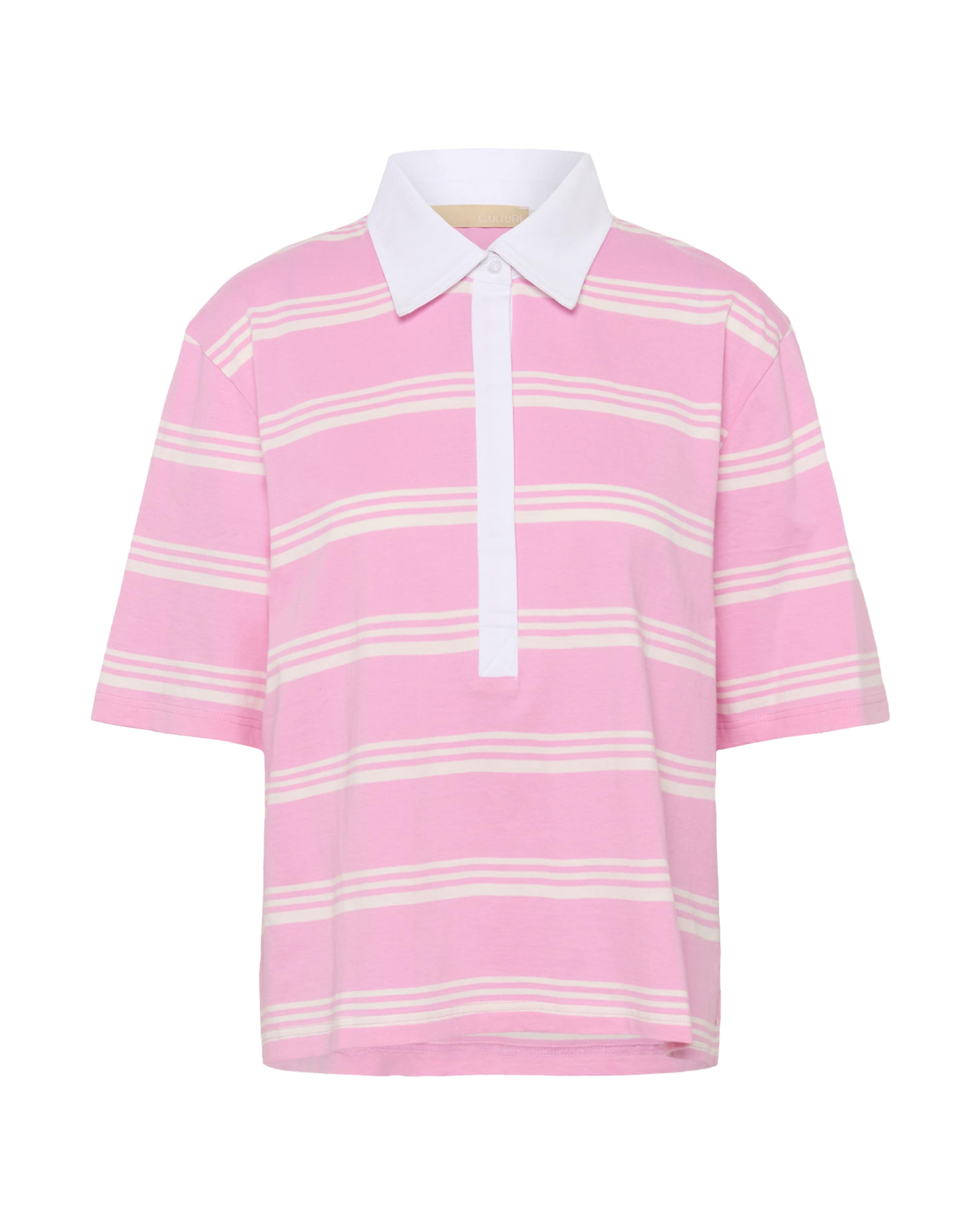T-shirt 'CUBejse' CULTURE en rose : devant