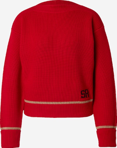 Sonia Rykiel Pullover 'PULL' i lysebeige / rød / sort, Produktvisning