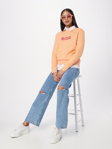 BOSS Sweatshirt 'Elaboss' in Orange