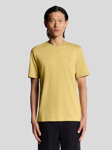 Lyle & Scott Shirt 'Superfine' in Geel: voorkant