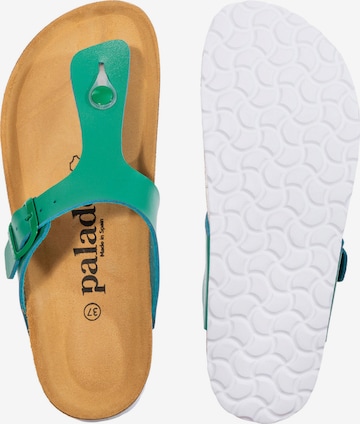 Palado T-Bar Sandals 'Kos' in Green