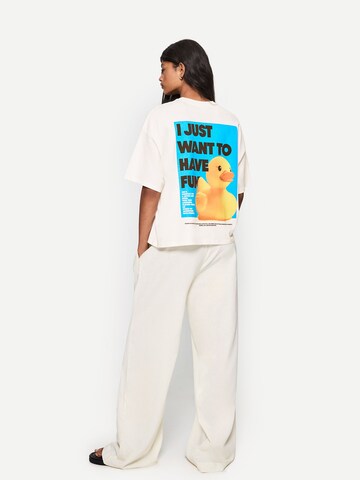 Bershka Shirt in White