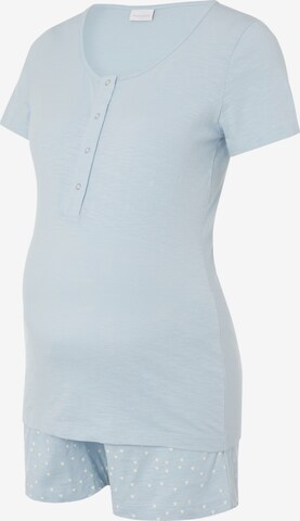 MAMALICIOUS Short Pajama Set 'Mira' in Blue: front