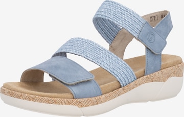 REMONTE Sandals in Blue: front