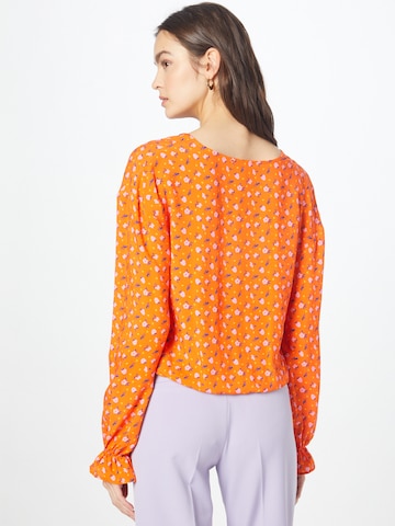 Camicia da donna 'Ditsy' di Oasis in arancione