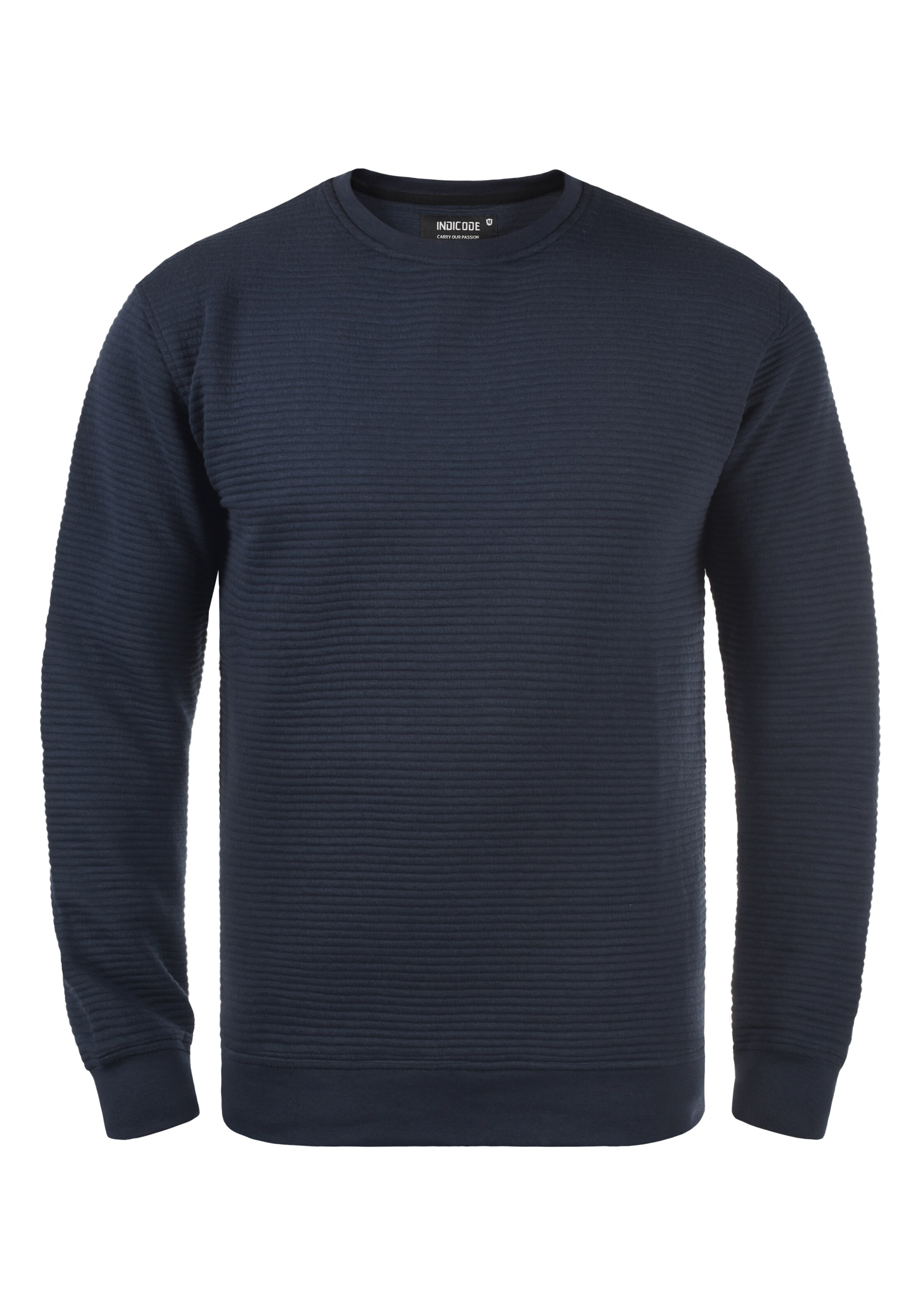 Felpa 'Bronn' di INDICODE JEANS in blu: frontale