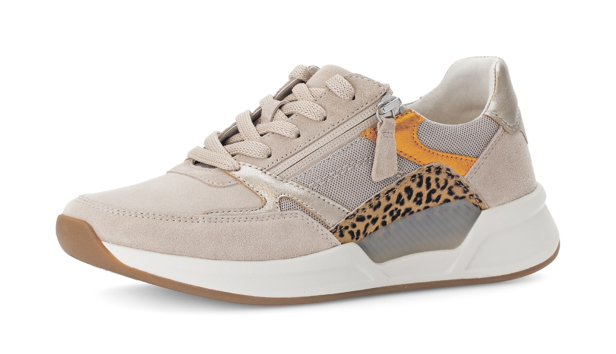 Gabor Rollingsoft Sneakers in Beige: front