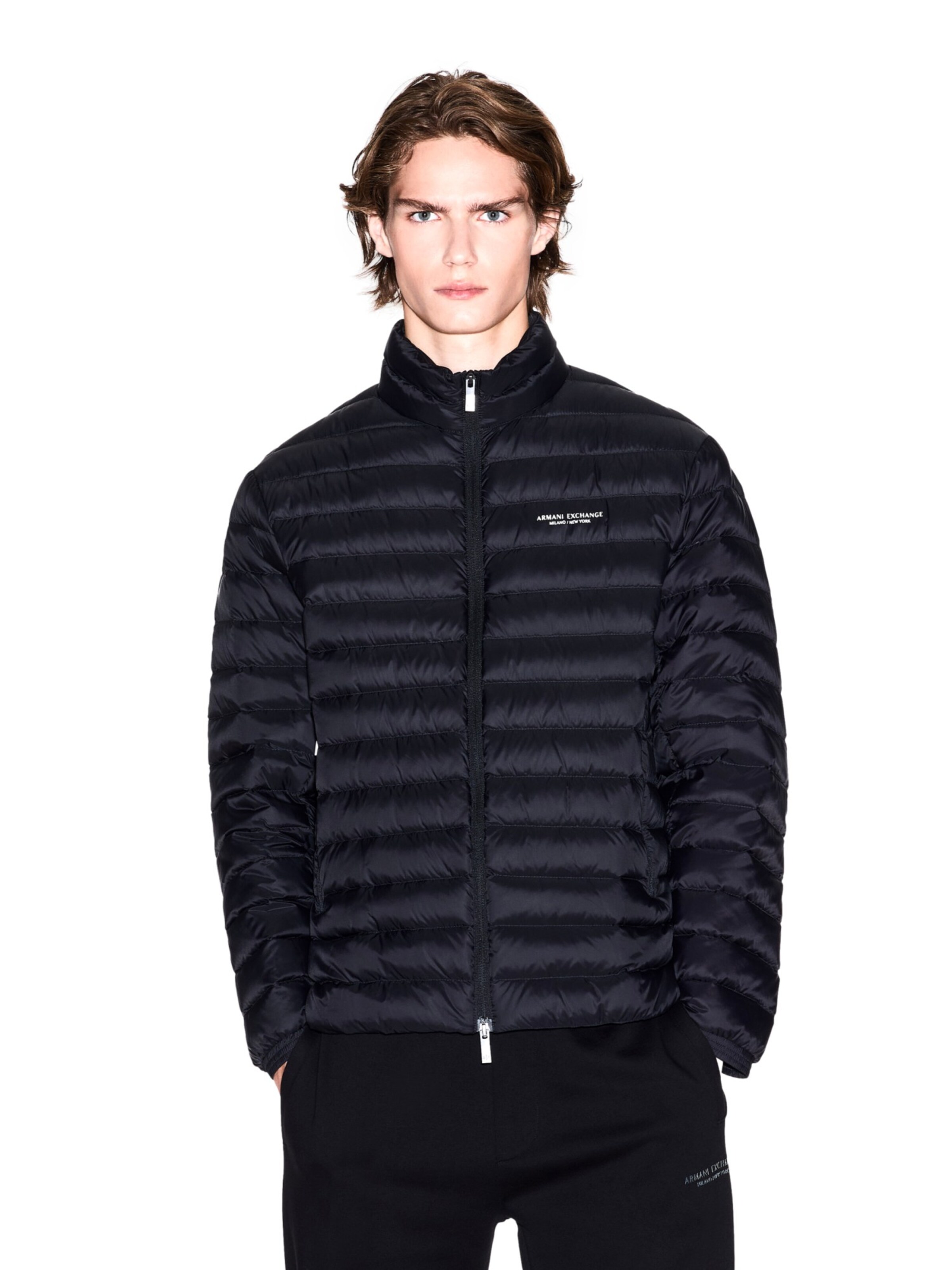 Giacca invernale di ARMANI EXCHANGE in nero: frontale