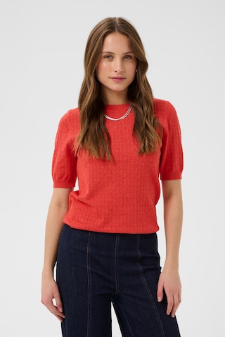 SAINT TROPEZ Pullover in Rot: Vorderseite