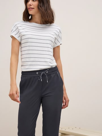 CECIL Slimfit Hose 'Tracey' in Schwarz