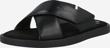 bugatti - Sapato aberto em preto: frente