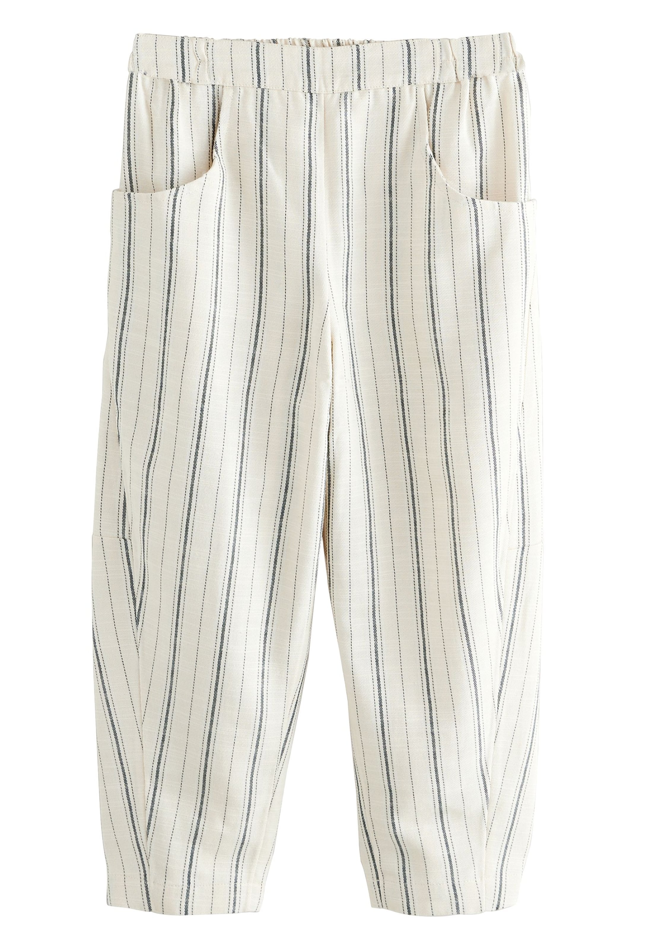 Next Barrel Spodnie w kolorze beżowy: przód