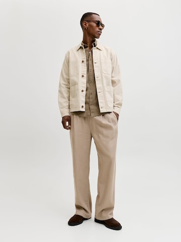 JACK & JONES Wide leg Bandplooibroek in Groen