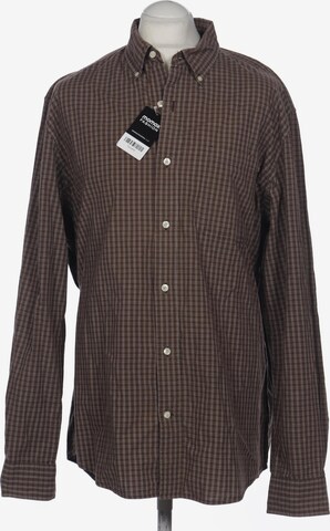 TIMBERLAND Button Up Shirt in XL in Brown: front