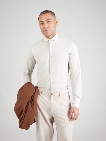 Dstrezzed Regular fit Πουκάμισο 'The Kirk' σε λευκό: μπροστά