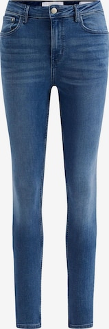 WE Fashion Skinny Jeans in Blauw: voorkant