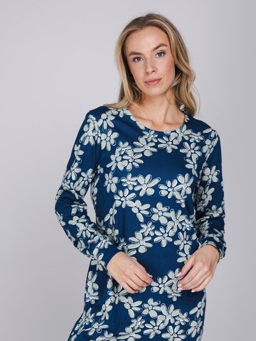 Pastunette Nachthemd 'Nordic Bloom'‌‌‌‌‌‌ in Blau