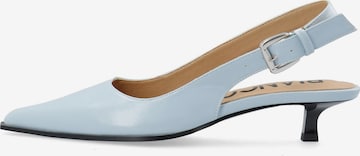 Escarpins à bride arrière 'BIAIda' Bianco en bleu : devant