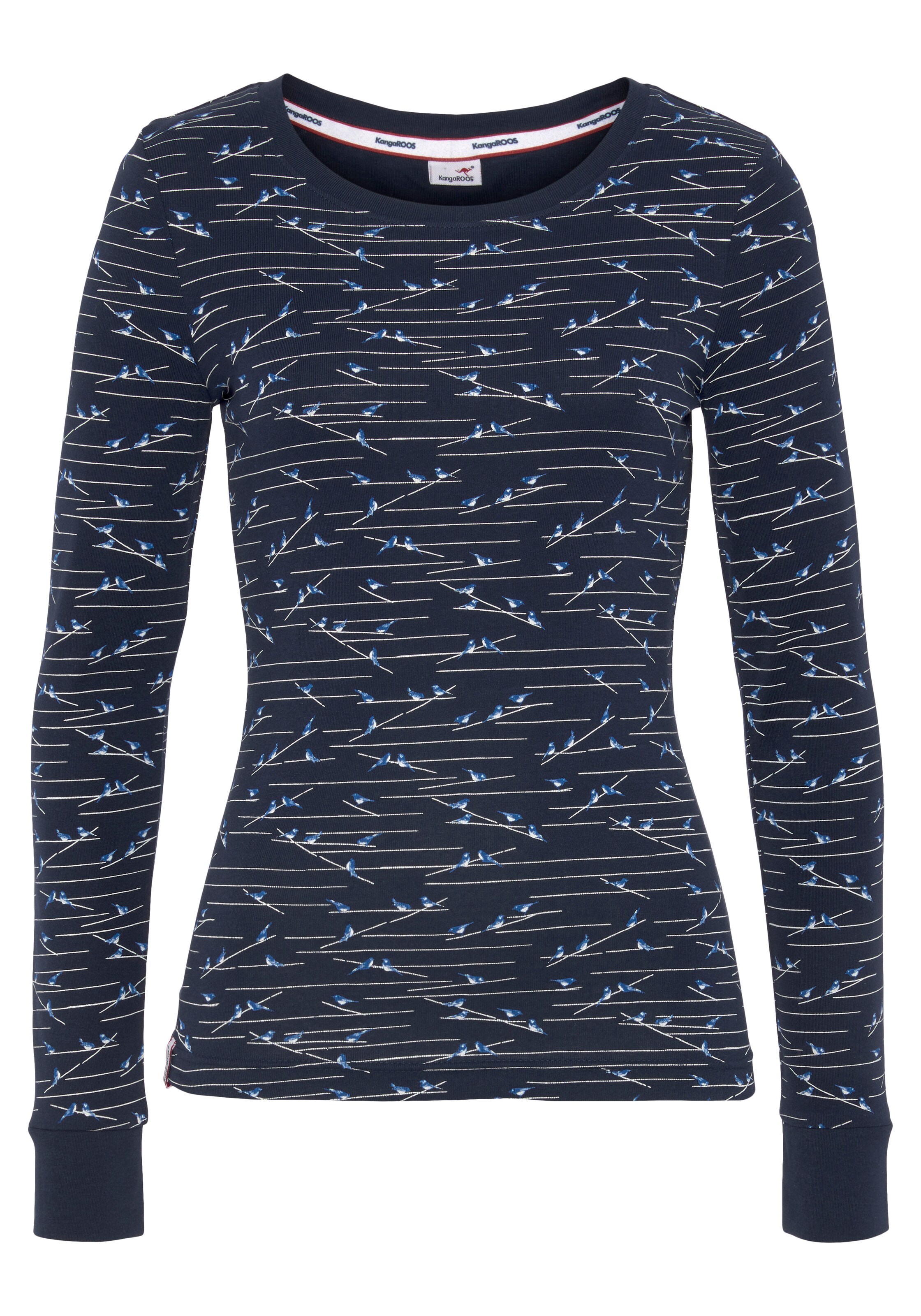 KangaROOS Shirt in Blau: Vorderseite