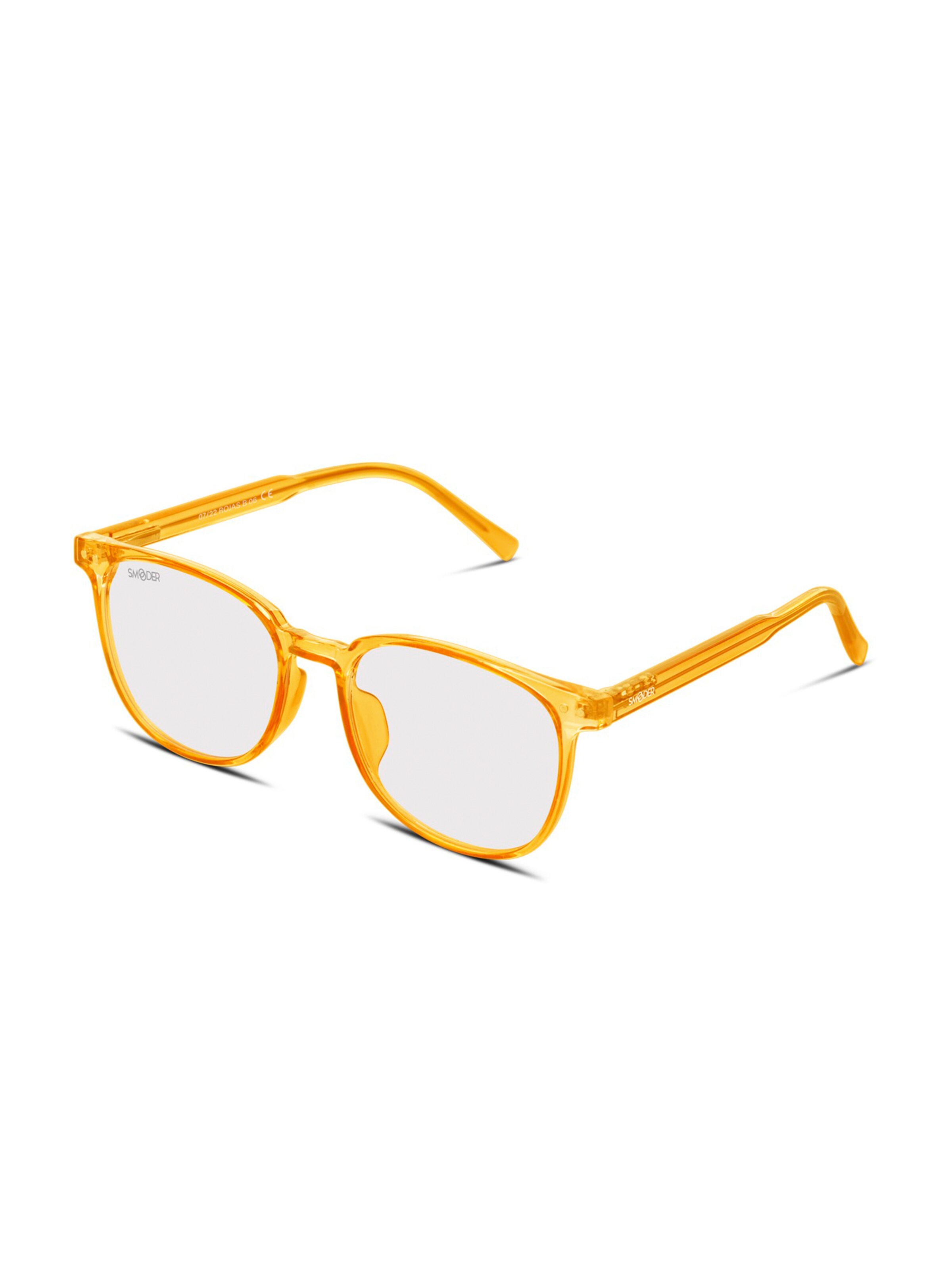 Smooder Glasses 'Rojas Blue Light' in Orange: front