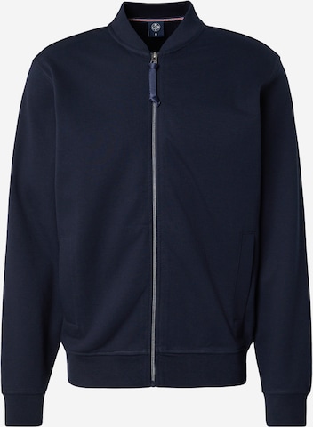LERROS Sweatjacke in Blau: Vorderseite