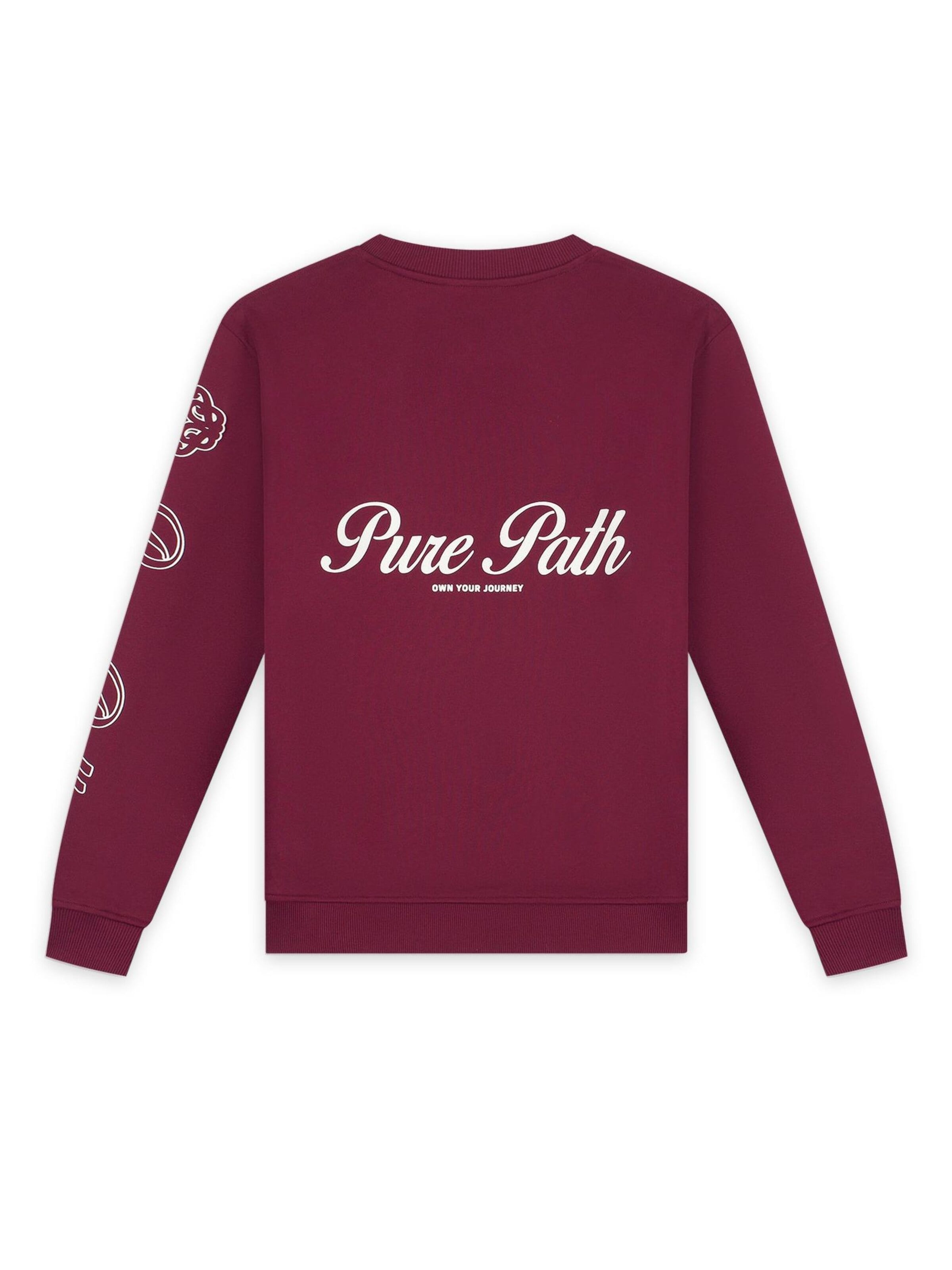 Pure Path Sweatshirt in Red