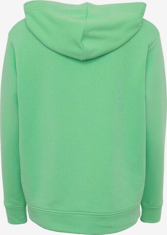ZwillingsherzSweater majica 'Smile' - zelena boja