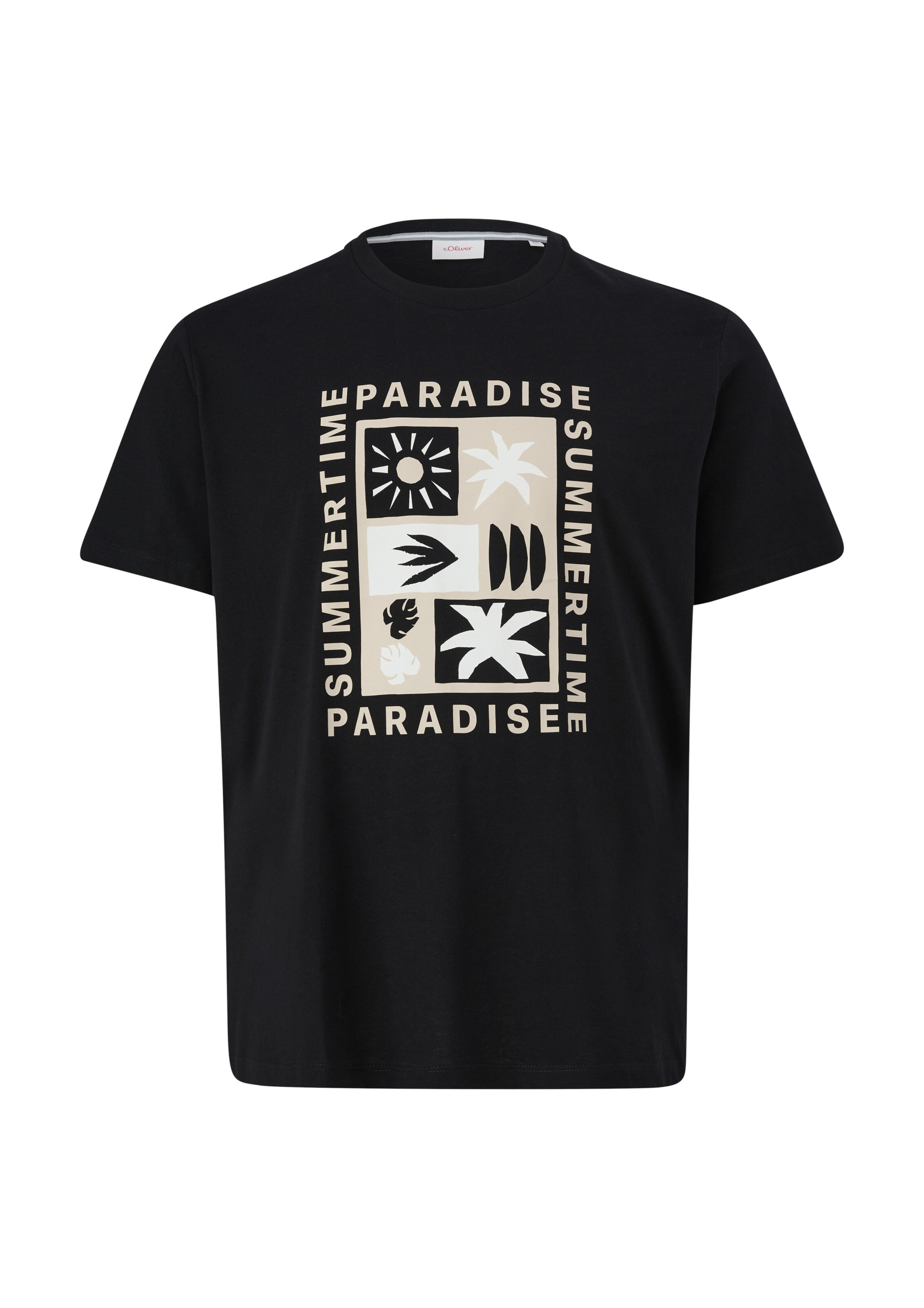 T-Shirt s.Oliver en noir : devant