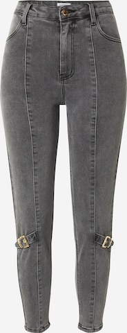 Hoermanseder x About You Slim fit Jeans 'Iris' in Grey: front