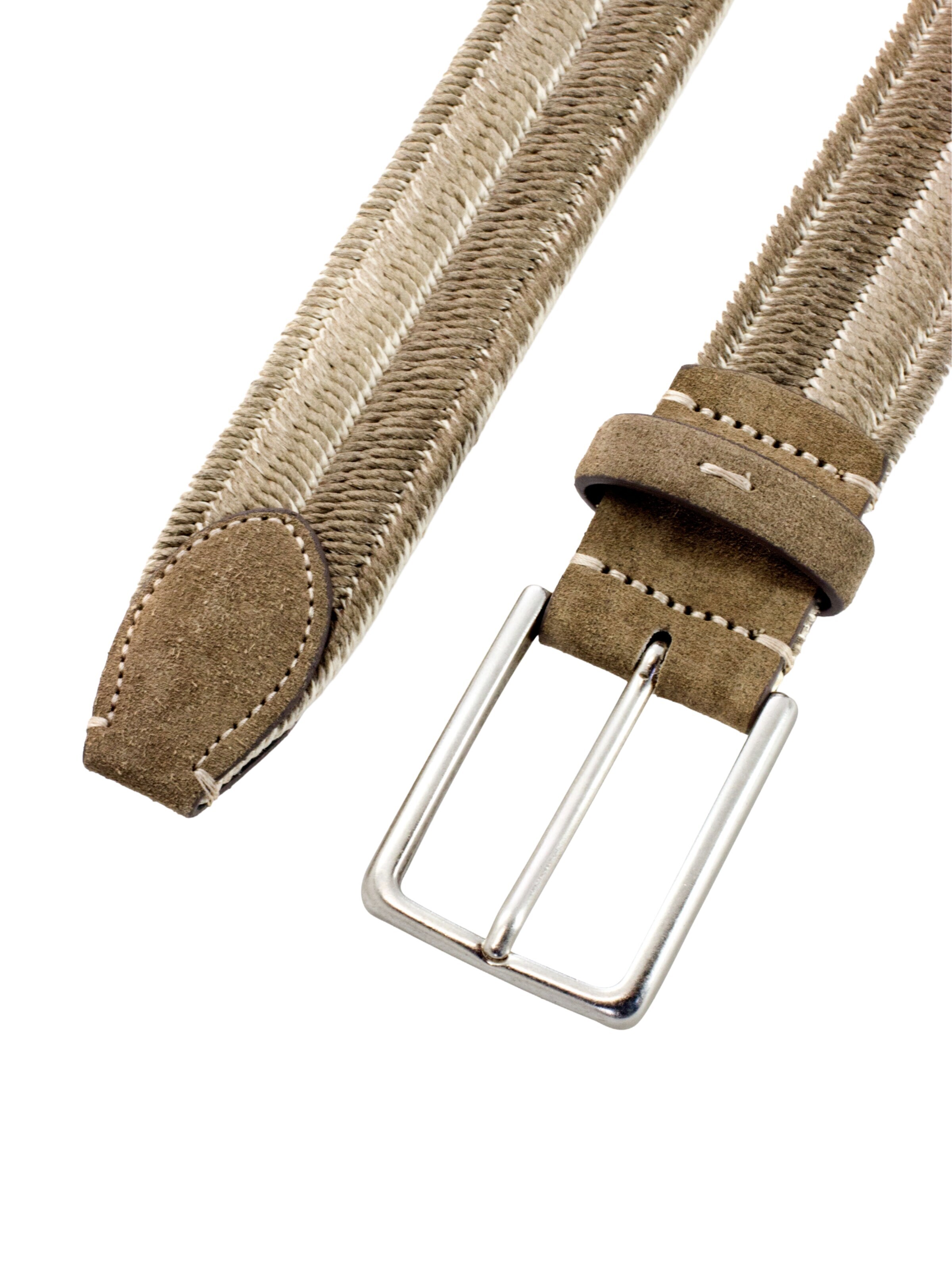 carisco Gürtel 'Flechtgürtel aus Baumwolle, elastisch'‌ in Beige