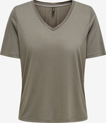 T-shirt 'ONLElise' ONLY en marron : devant
