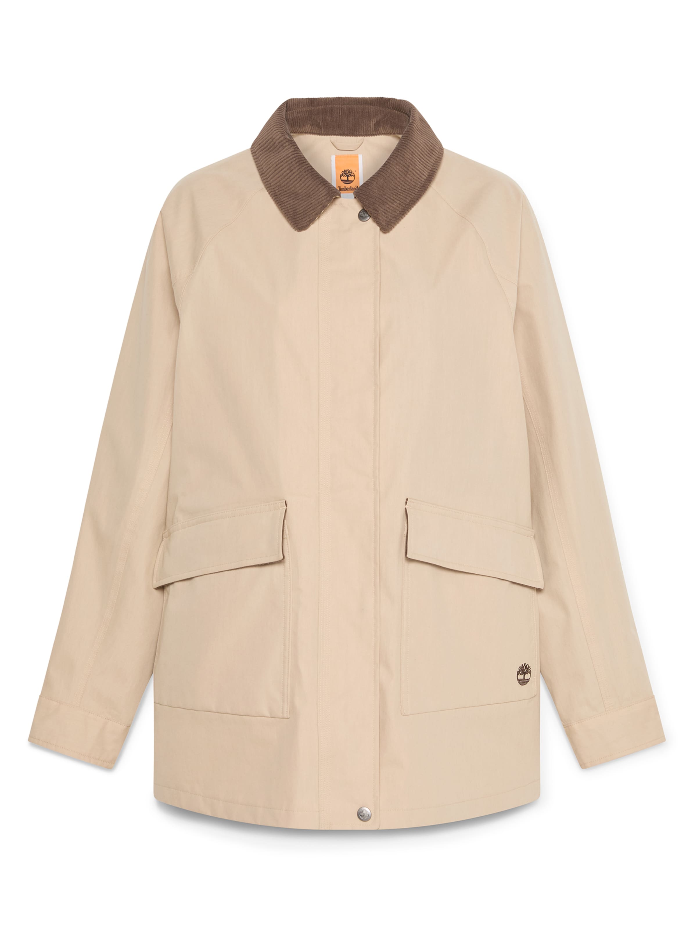 TIMBERLAND Φθινοπωρινό και ανοιξιάτικο μπουφάν σε μπεζ: μπροστά