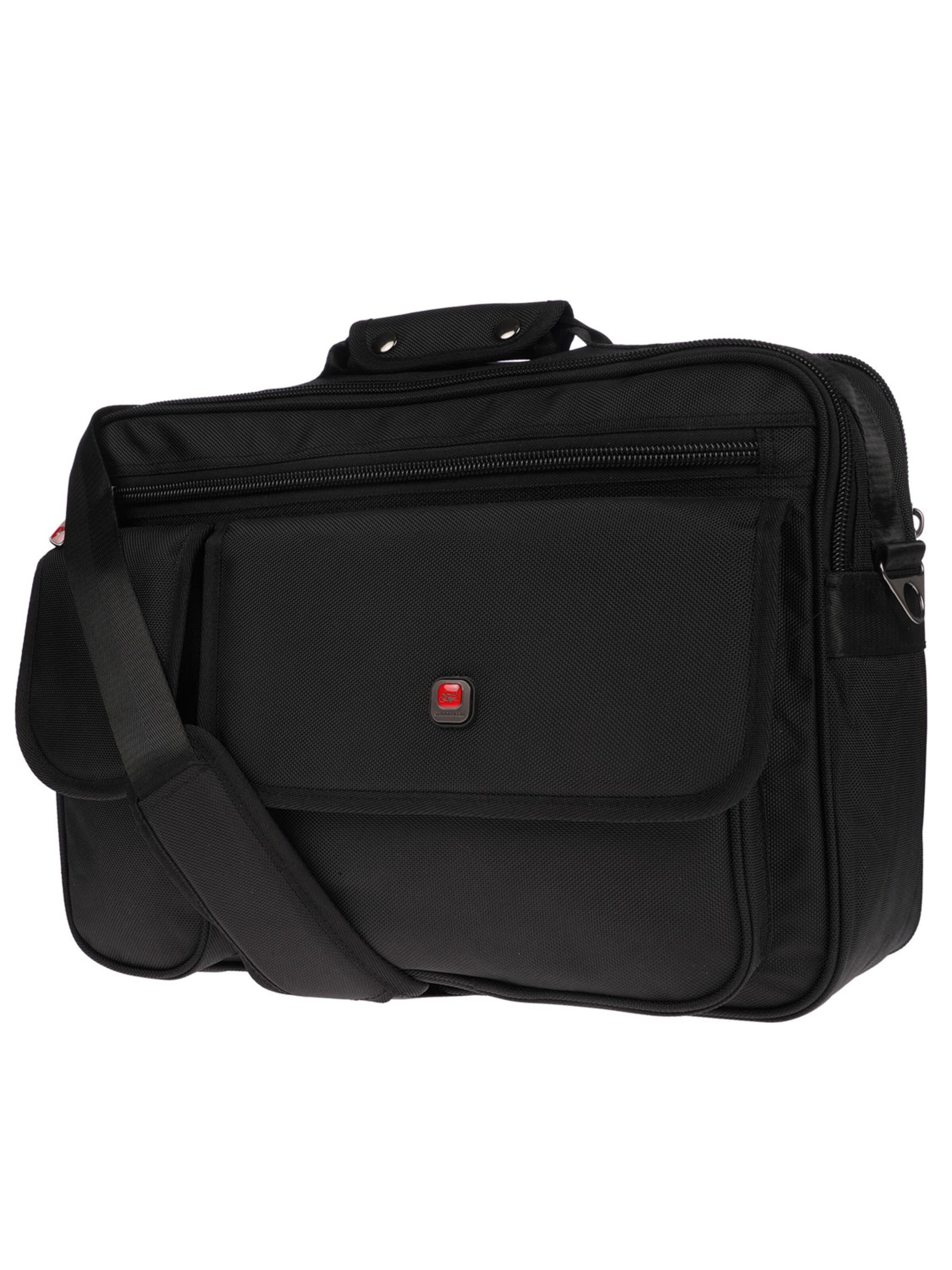 Christian Wippermann Laptop bag in Black: front