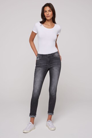 Soccx Slimfit Jeans in Schwarz