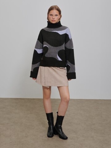 florence by mills exclusive for ABOUT YOU Sweater 'Toasted Marshmallow' in Black