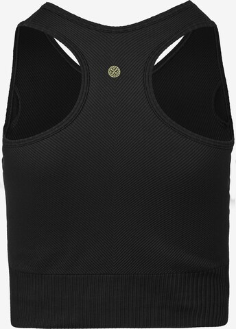 Athlecia Bustier Sport-BH 'Flow' in Schwarz