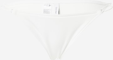 Calvin Klein Swimwear Bikini Bottoms in White: front