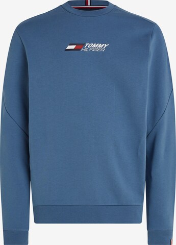 Tommy Hilfiger Sport Athletic Sweatshirt in Blue: front