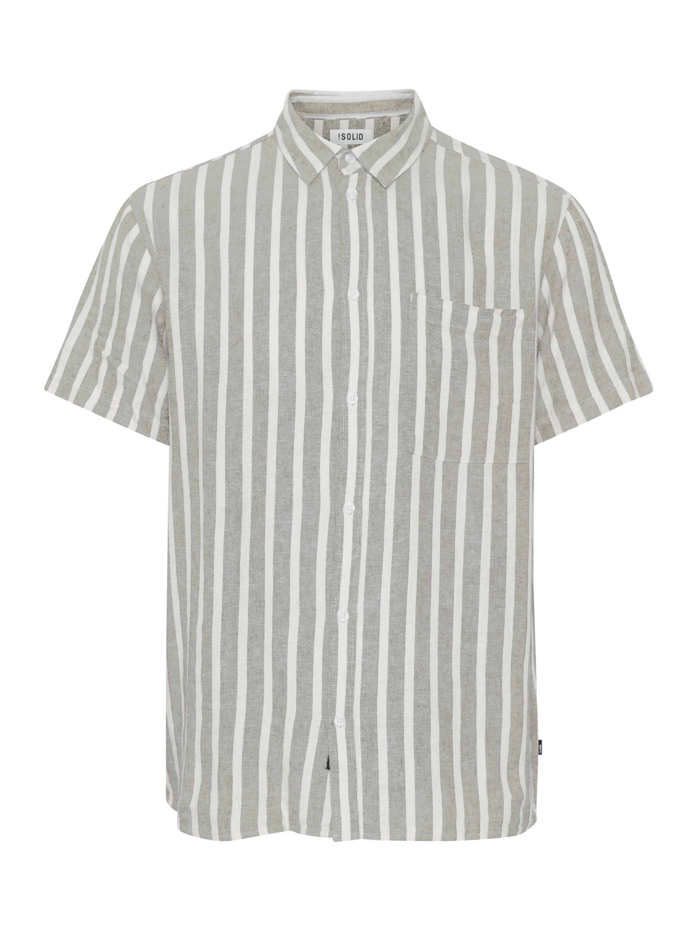 !Solid Regular fit Overhemd 'Fried' in Groen: voorkant