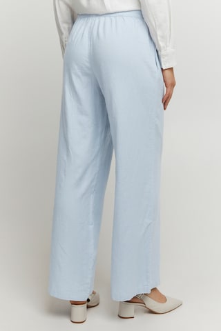 b.young Wide leg Broek 'BYFALAKKA' in Blauw