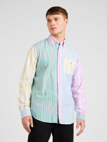 Polo Ralph Lauren - Regular Fit Camisa em mistura de cores: frente