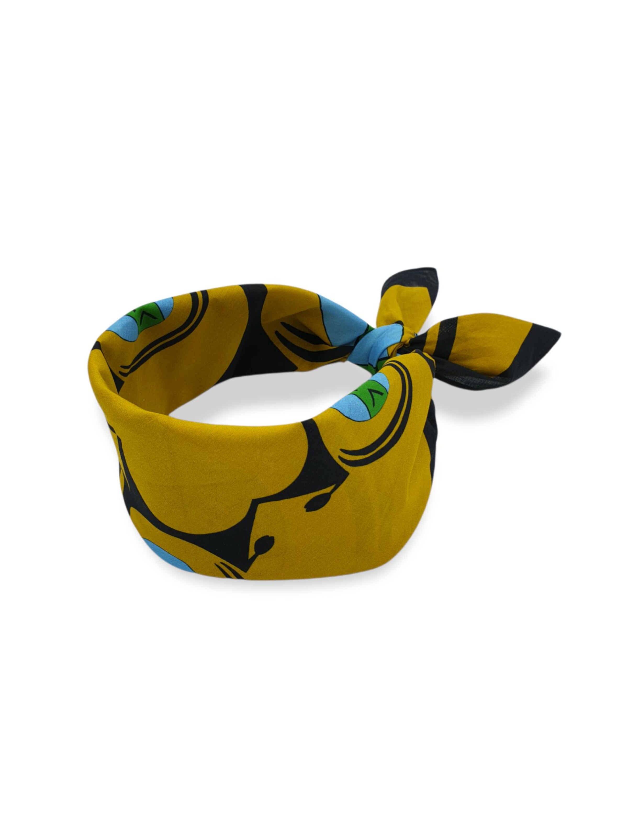 AFROZAN Headband 'Bandana' in Yellow